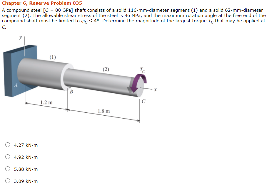 Solved Chapter 6 Reserve Problem 035 A Compound Steel G Chegg