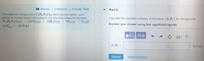 Solved Review I Constants L Periodic Table Part A The Chegg