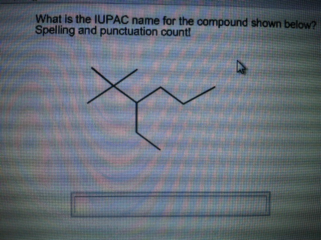 What Is The IUPAC Name For The Compound Shown Below
