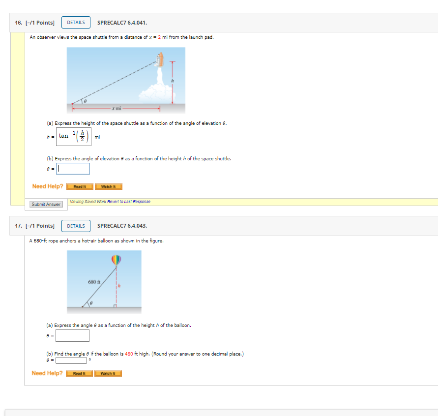 Solved Points Details Sprecalc An Chegg