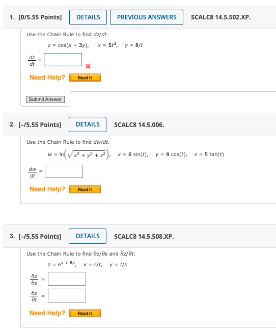 Solved Points Details Previous Answers Scalc Chegg