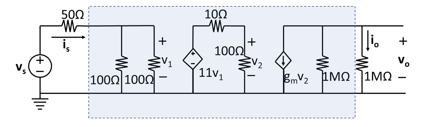 Solved For The Amplifiers Shown Below Assume Gm 4 MA V Chegg