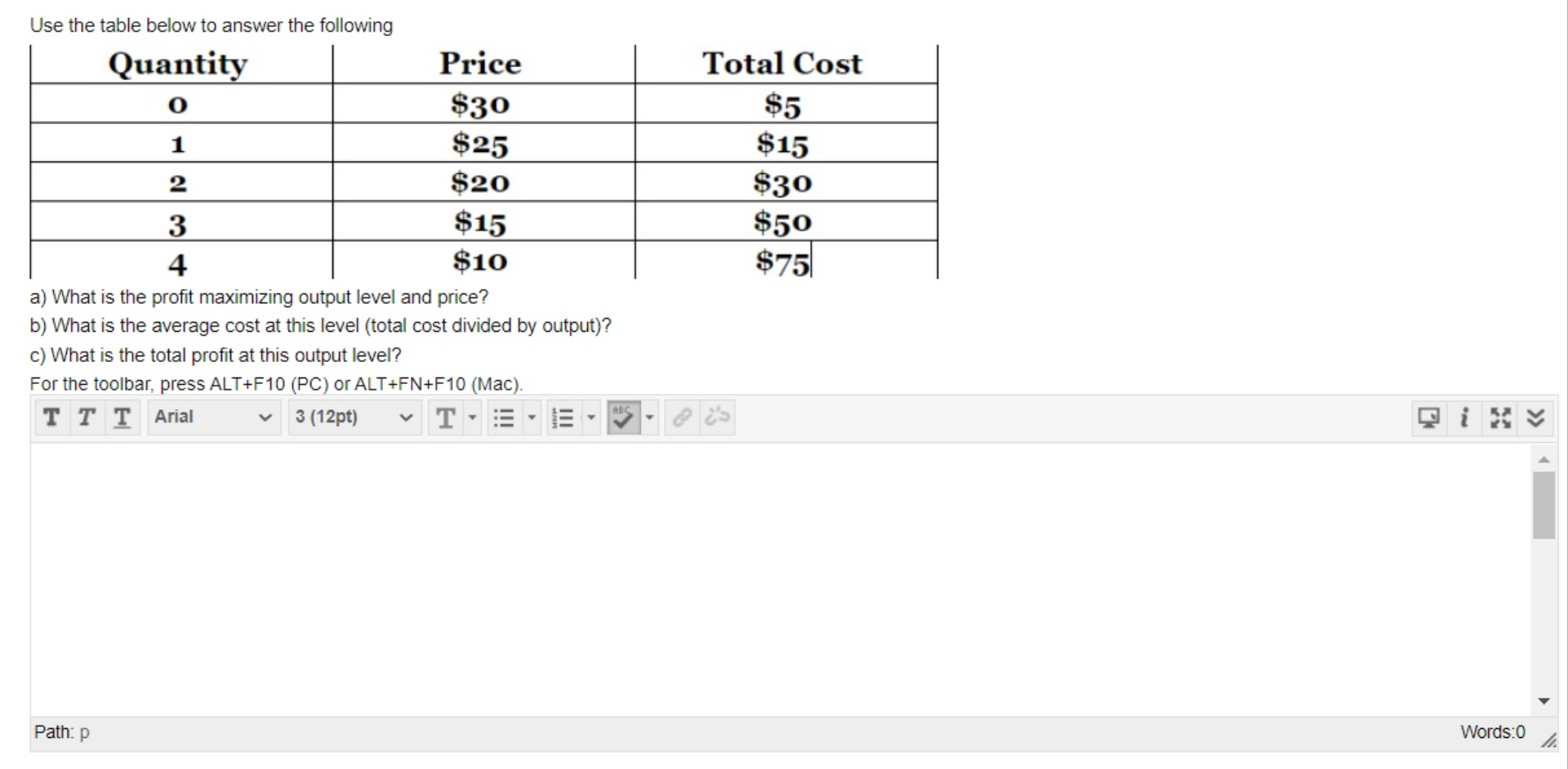 Solved Use The Table Below To Answer The Following Quantity Chegg