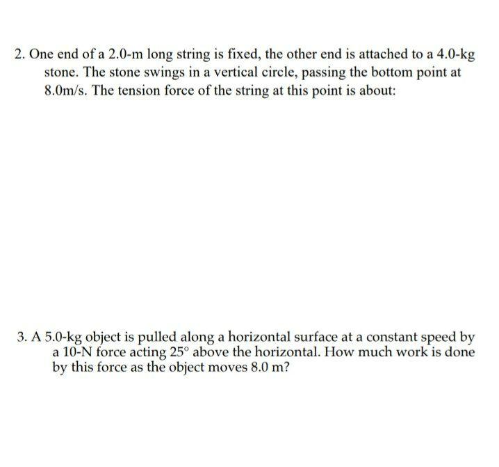 Solved One End Of A M Long String Is Fixed The Other Chegg