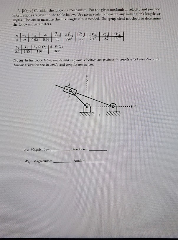 3 20 Pts Consider The Following Mechanism For The Chegg