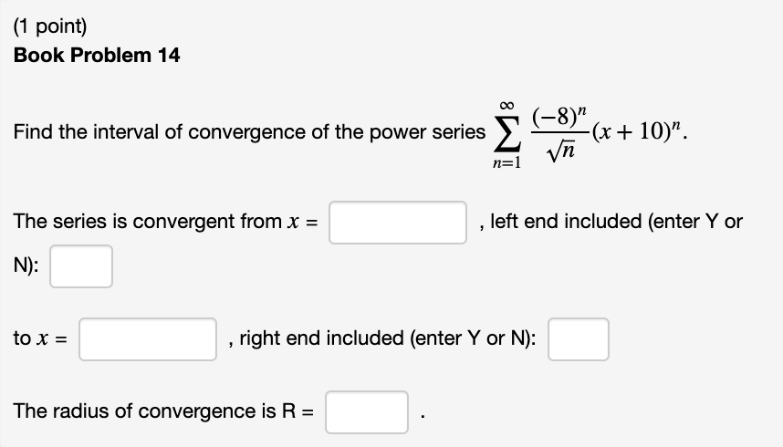 Solved 1 Point Book Problem 14 8 X10 Vn Find The Chegg