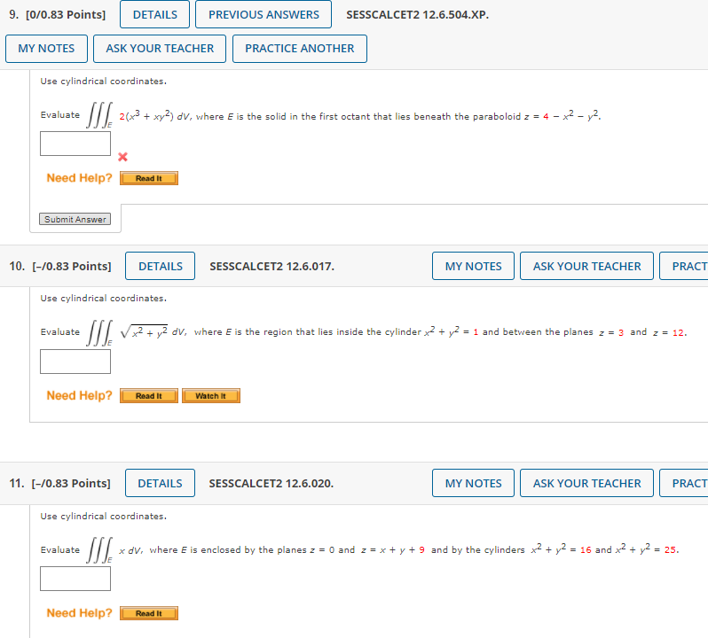 Solved Points Details Previous Answers Chegg