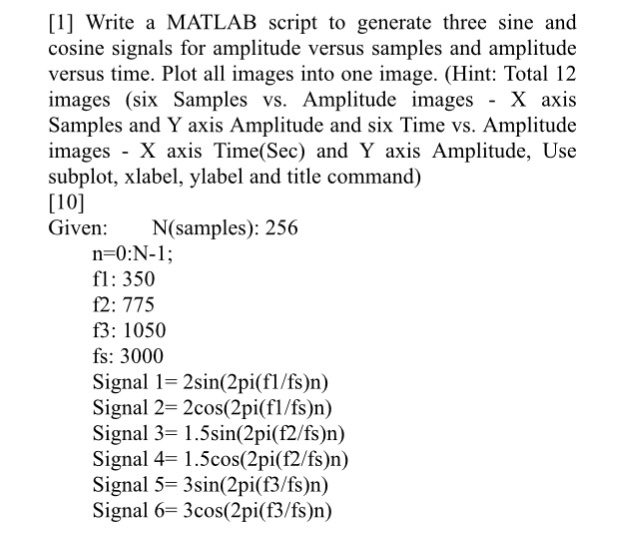 MATLAB Programming I: Scripts