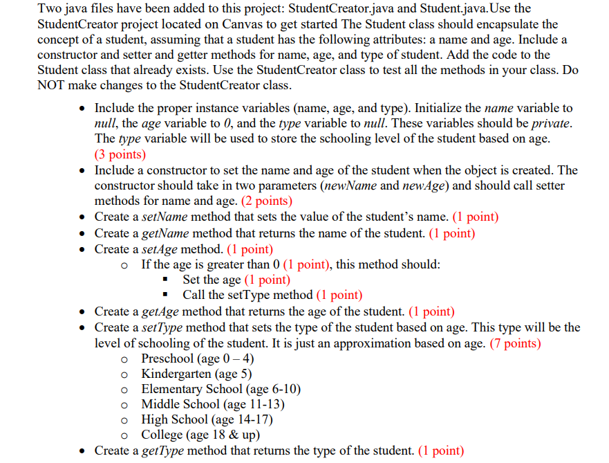 Solved This Program Will Use Setters And Getters To Chegg