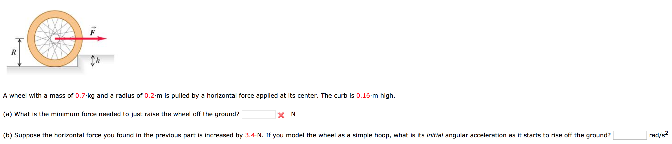 Solved The Cm Diameter Disk In The Figure Can Rotate On Chegg