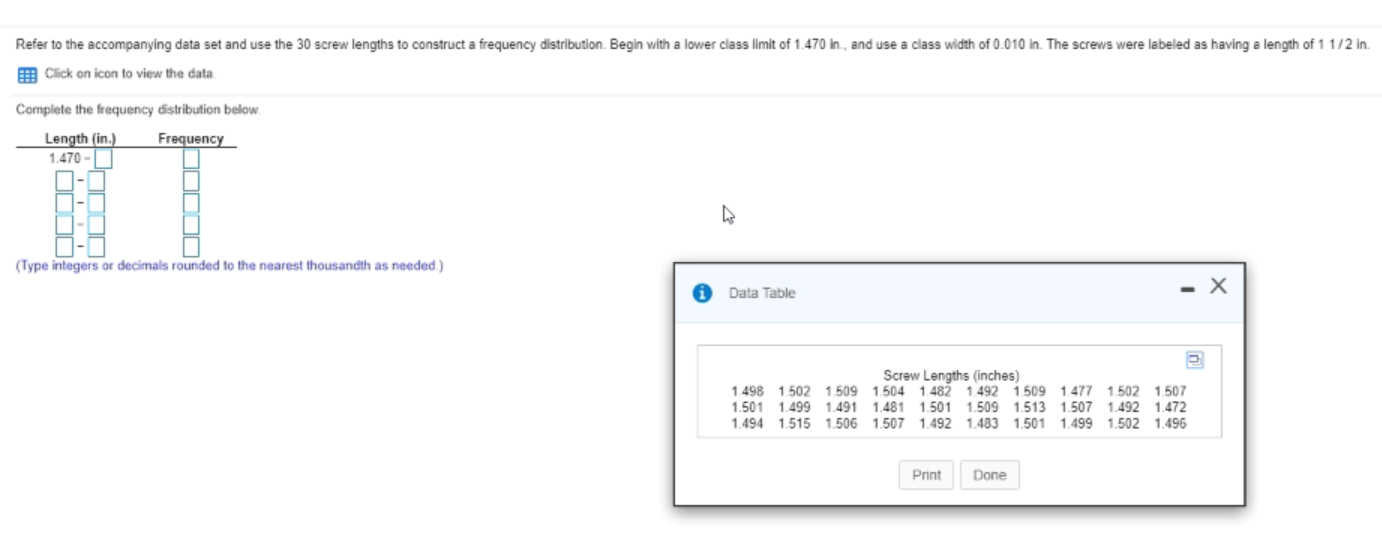 Solved Refer To The Accompanying Data Set And Use The Chegg