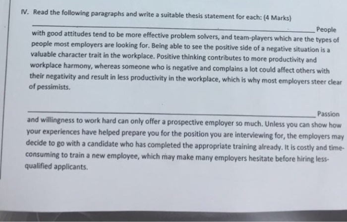 Suitable thesis statement image