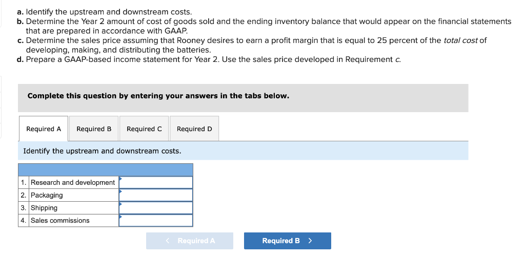 Solved During Year Rooney Manufacturing Company Incurred Chegg