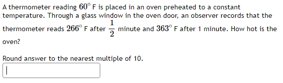 Solved A Thermometer Reading Circ Mathrm F Chegg