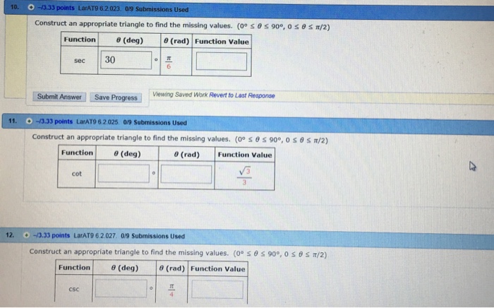 Need help with trigonometry homework