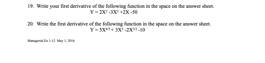 Solved Answers To The Following Problems Do Not Depend On Chegg