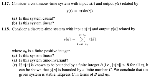 Solved Consider A Continuous Time System With Input X T Chegg