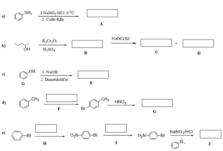 Solved Complete The Reactions By Drawing The Structures Of Chegg