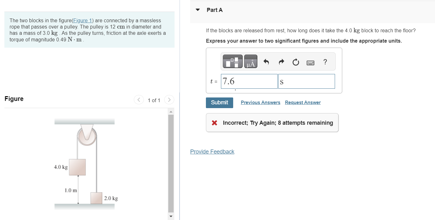 Solved The Two Blocks In The Figure Figure 1 Are Connected Chegg