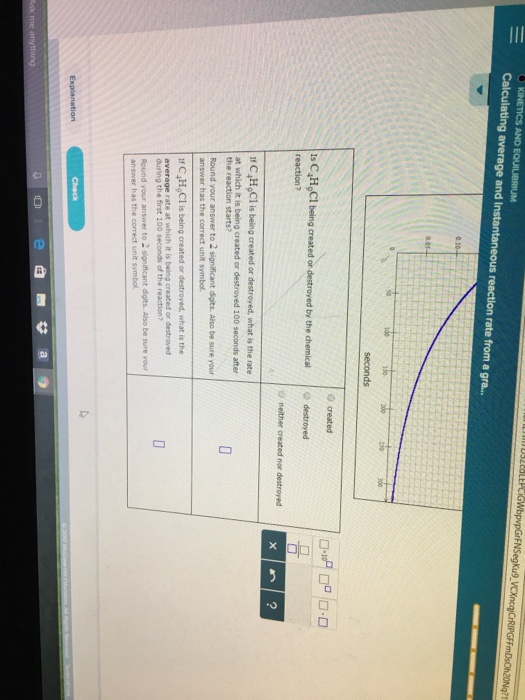 Solved Kinetics And Equilibrium Calculating Average And Chegg