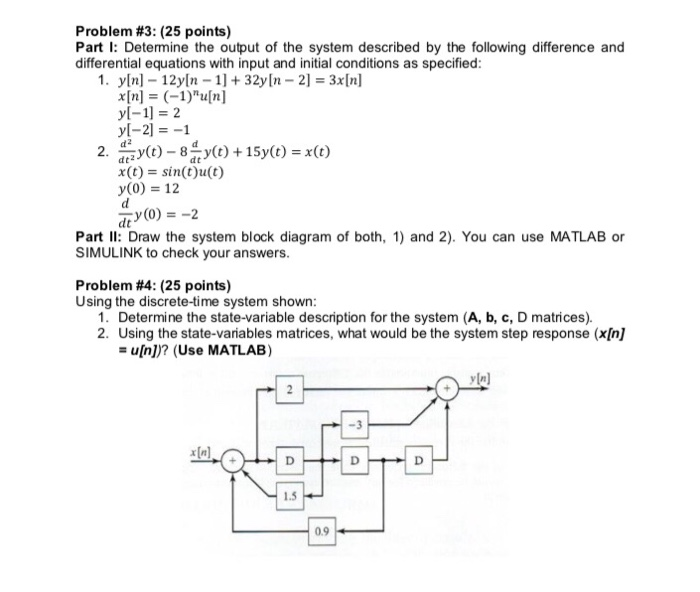 Solved Problem 1 25 Points A Discrete Time LTI System Chegg