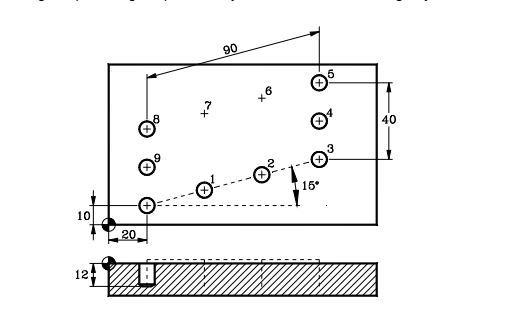 Solved Cnc Code For The Above Part Chegg