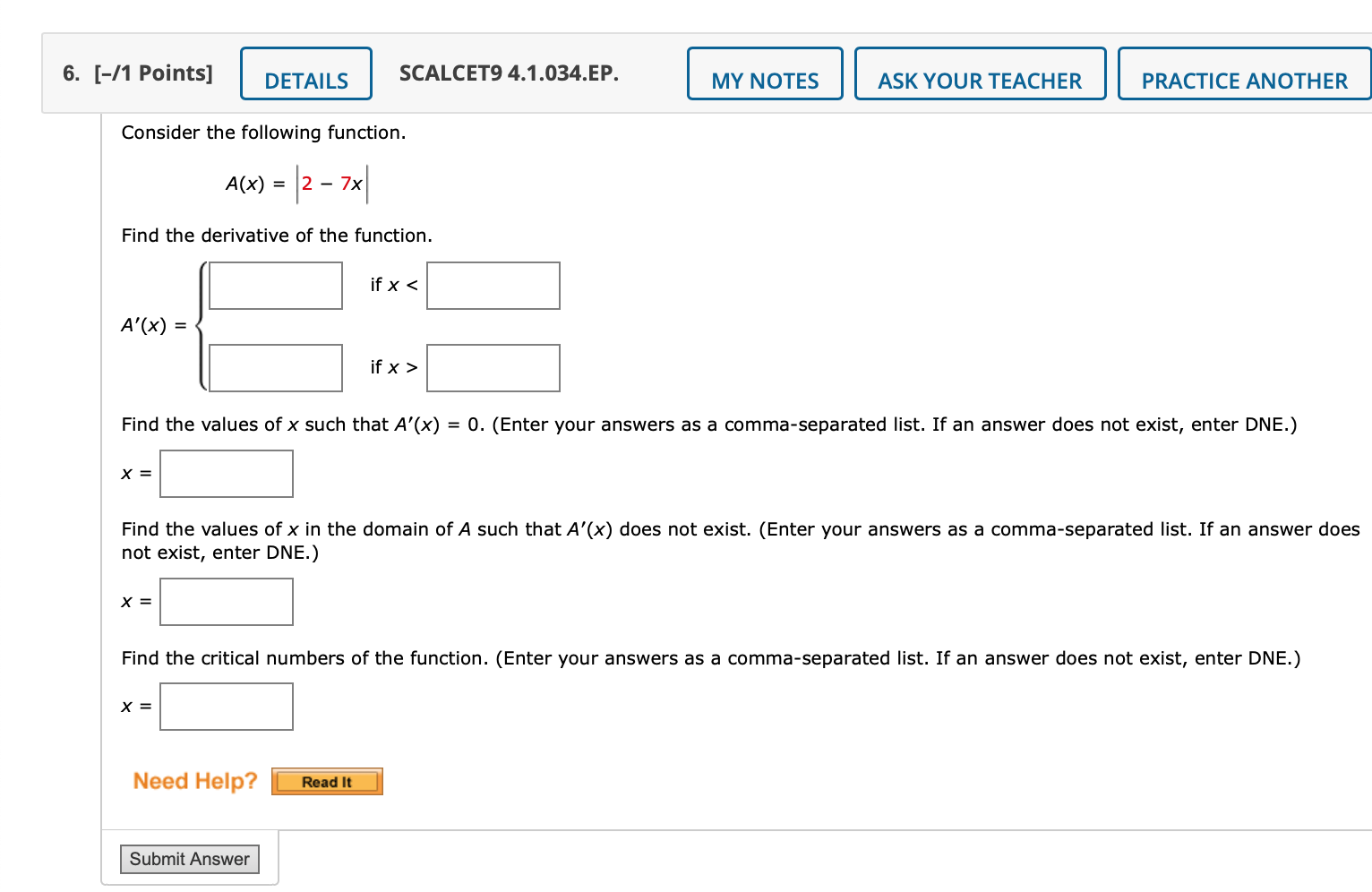 Solved Points Scalcet Ep Details My Notes Chegg