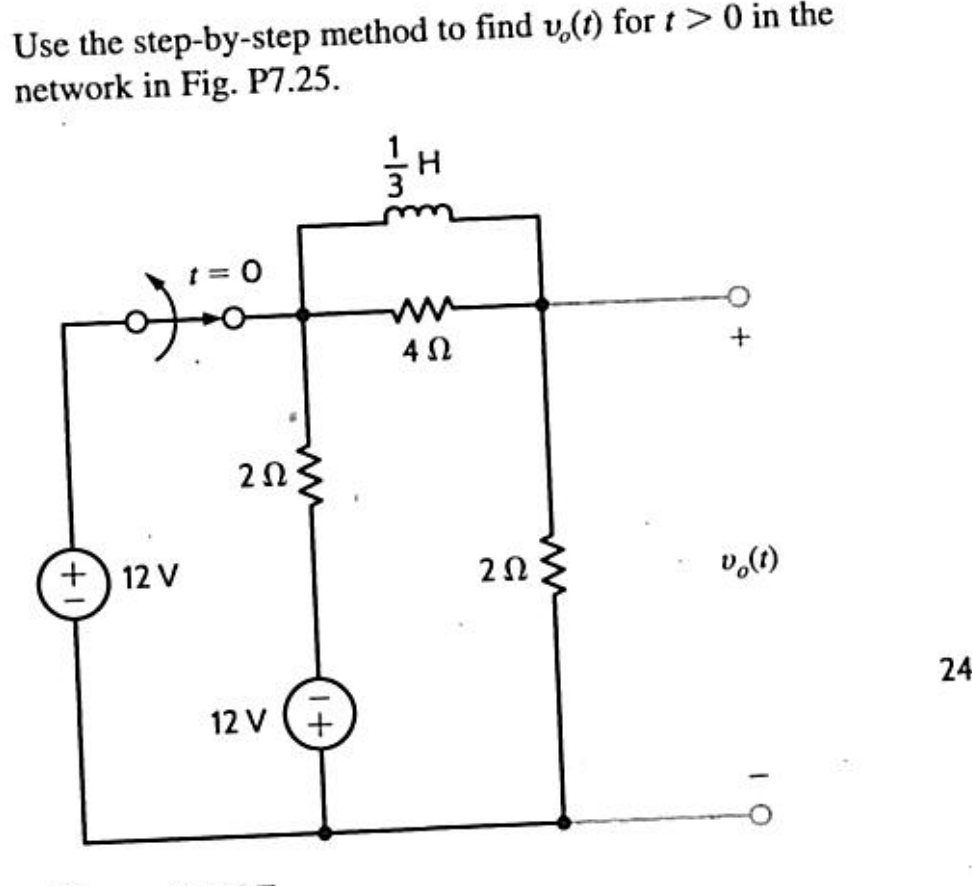 Solved Use The Step By Step Method To Find V T For In Chegg