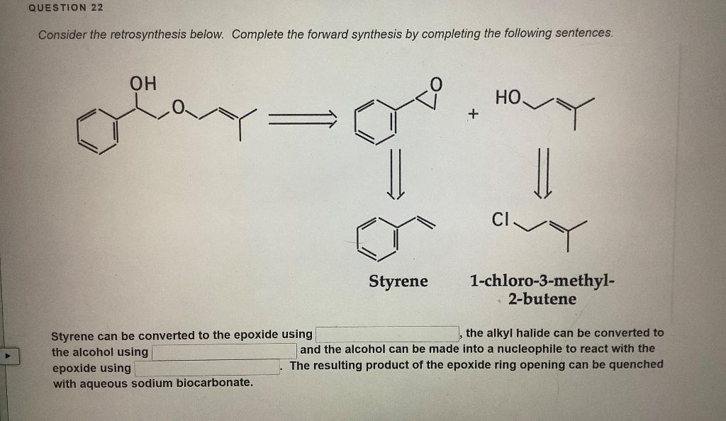 Solved Question Consider The Retrosynthesis Below Chegg