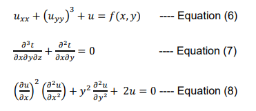 Solved Classify The Following Pdes In Terms Of Order Chegg