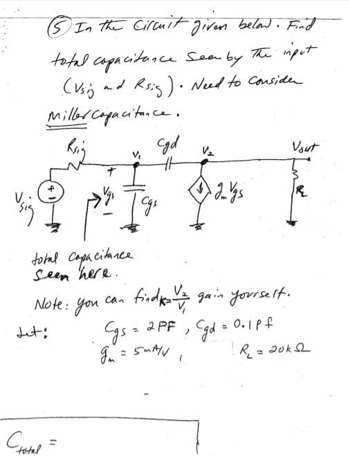 Solved 6 In The Circuit Given Below Find Total Capacitance Chegg