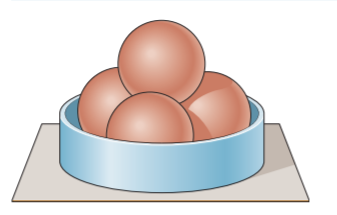 Solved Three Identical Steel Balls Each Of Mass M Are Chegg