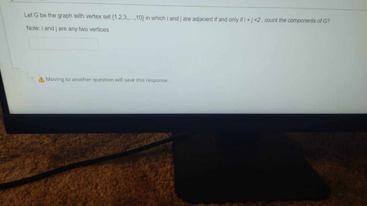 Solved Let G Be The Graph With Vertex Set 1 2 3 10 In Chegg