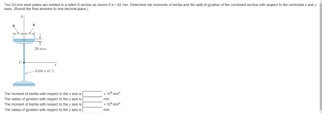 Solved Two Mm Steel Plates Are Welded To A Rolled S Chegg