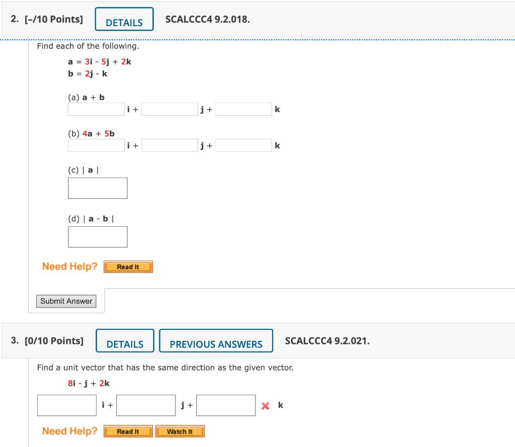 Solved Points Details Scalccc Find Each Chegg