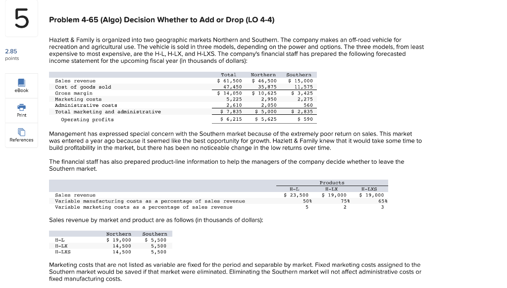 Solved Problem 4 65 Algo Decision Whether To Add Or D