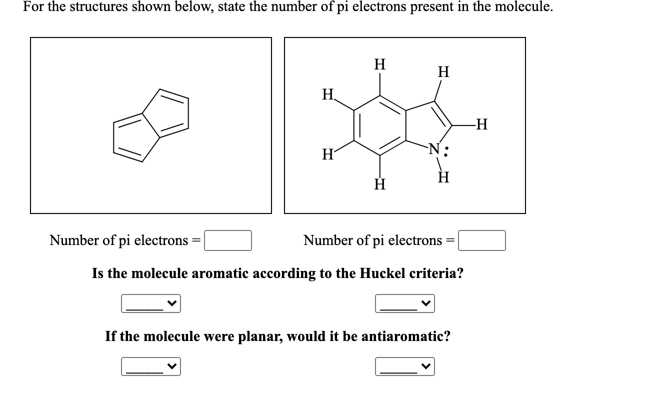 Solved For The Structures Shown Below State The Number Of Chegg