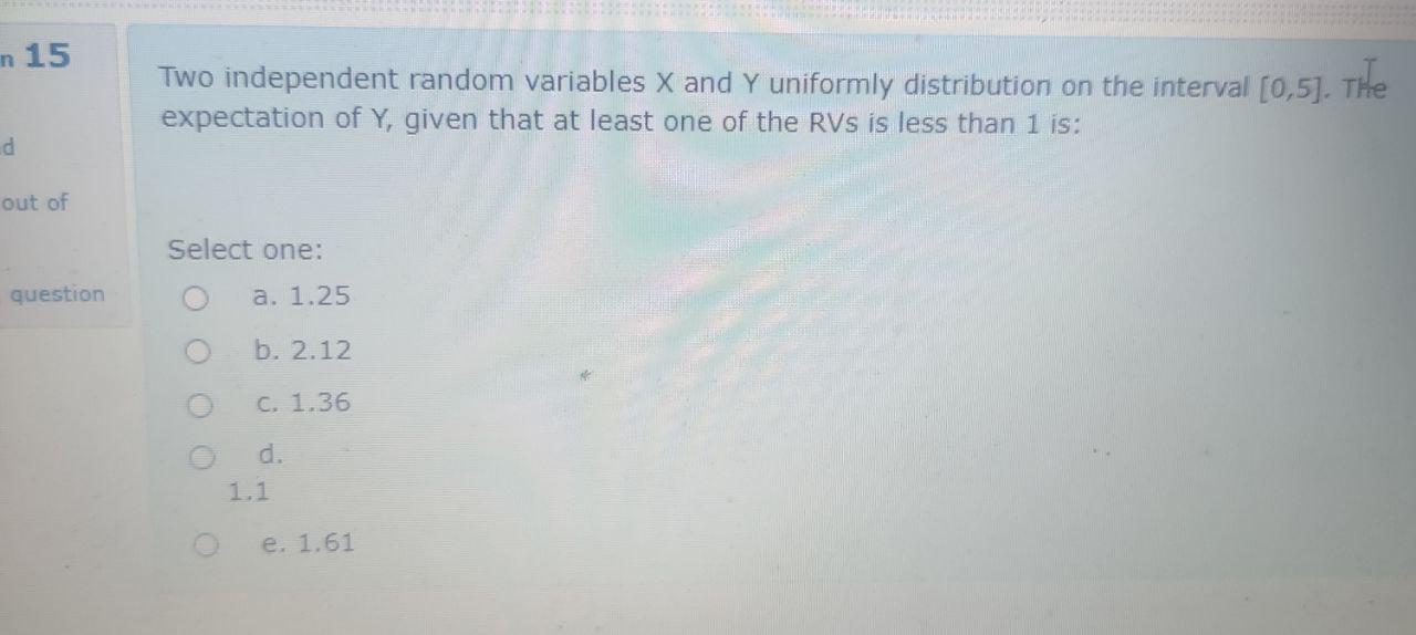 Solved In Two Independent Random Variables X And Y Chegg