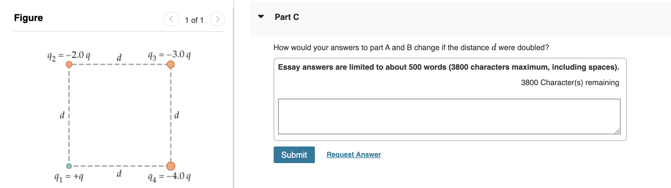 Solved Find The Direction Of The Net Electrostatic Force