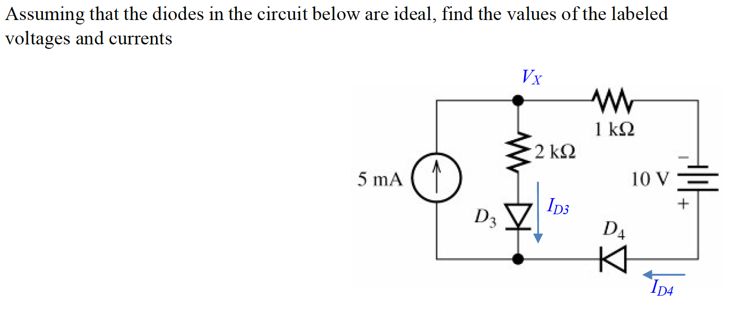 Solved Assuming That The Diodes In The Circuit Below Are Chegg