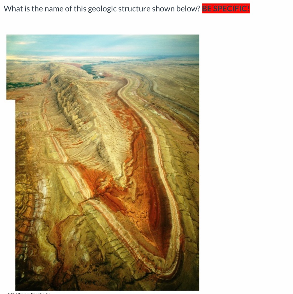 Name The Geologic Structure In The Diagram Below Diagram A