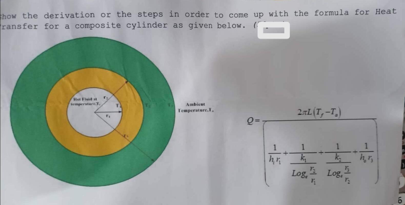 Solved Show The Derivation Or The Steps In Order To Come Up Chegg