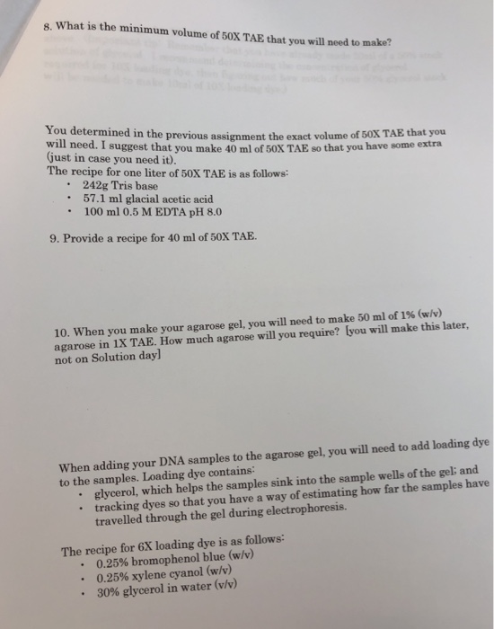 Agarose Gel Recipe Tae Dandk Organizer