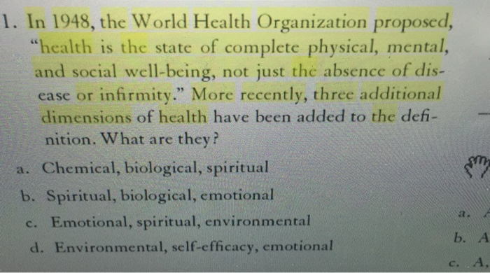 solved-in-1948-the-world-health-organization-proposed-chegg