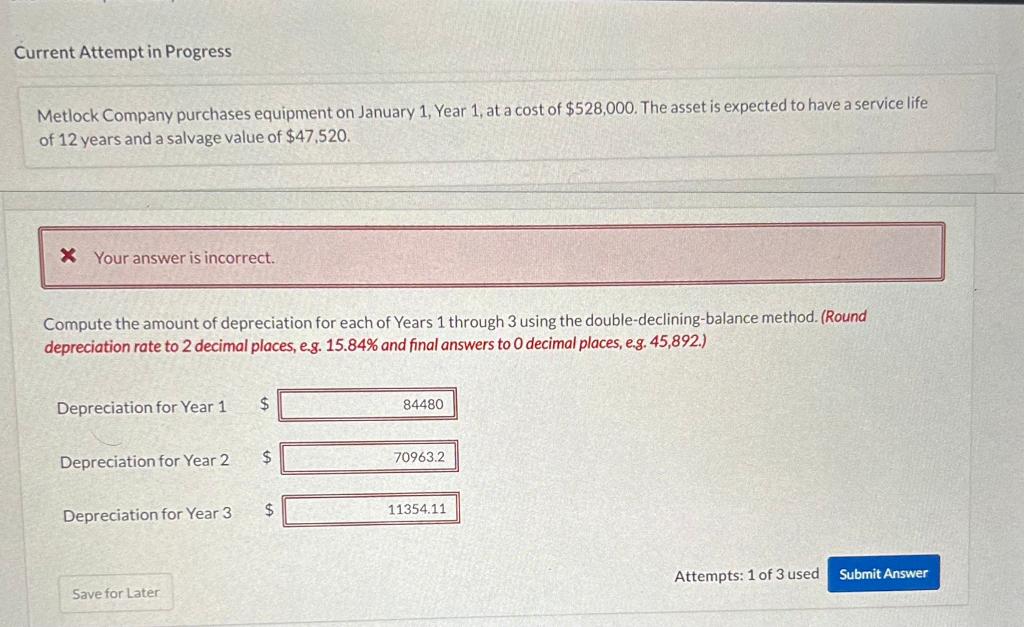 Solved Current Attempt In Progress Metlock Company Purchases Chegg