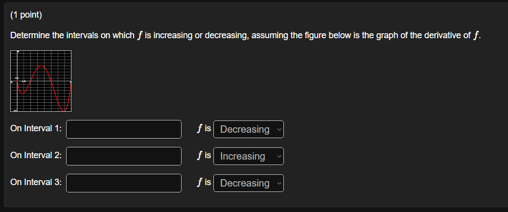 Solved Determine The Intervals On Which F Is Incr