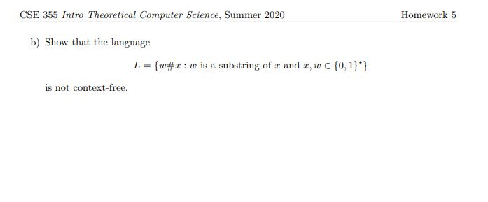 Solved CSE 355 Intro Theoretical Computer Science Summer Chegg