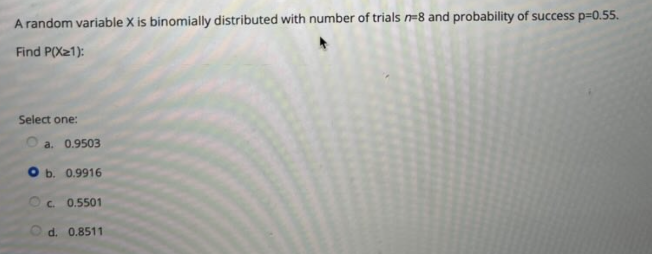 Solved A Random Variable X Is Binomially Distributed With Chegg