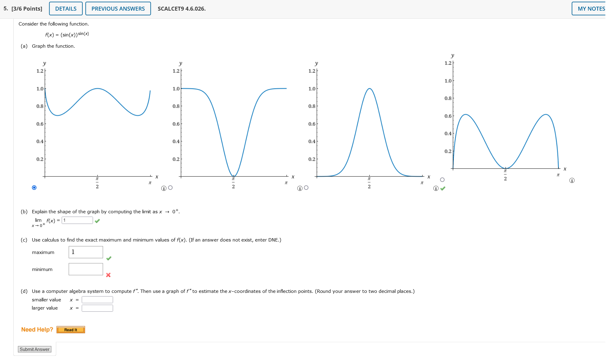 Consider The Following Function F X Sin X Sin X Chegg