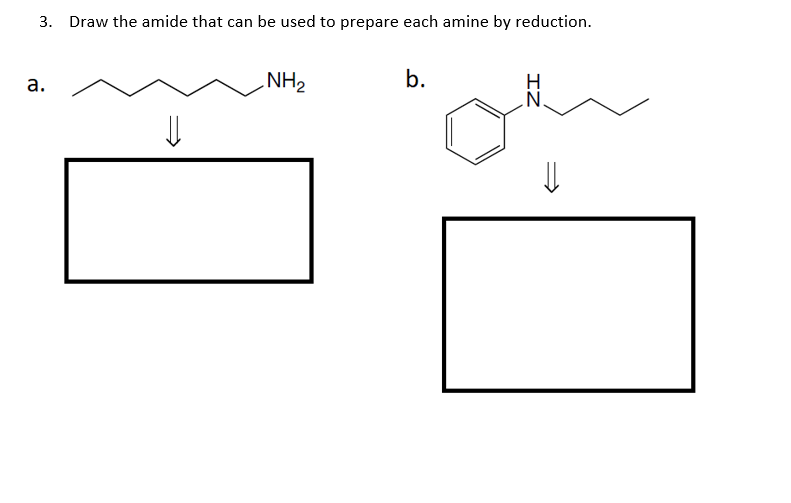 Solved 3 Draw The Amide That Can Be Used To Prepare Each Chegg